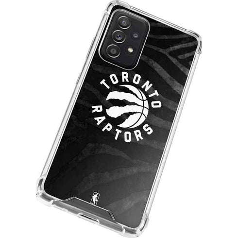 NBA Toronto Raptors Animal Print Galaxy A52 5G Clear Case