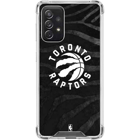 NBA Toronto Raptors Animal Print Galaxy A72 5G Clear Case