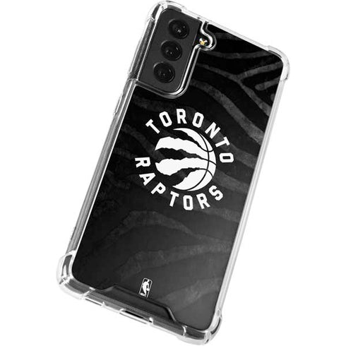 NBA Toronto Raptors Animal Print Galaxy S21 FE Clear Case