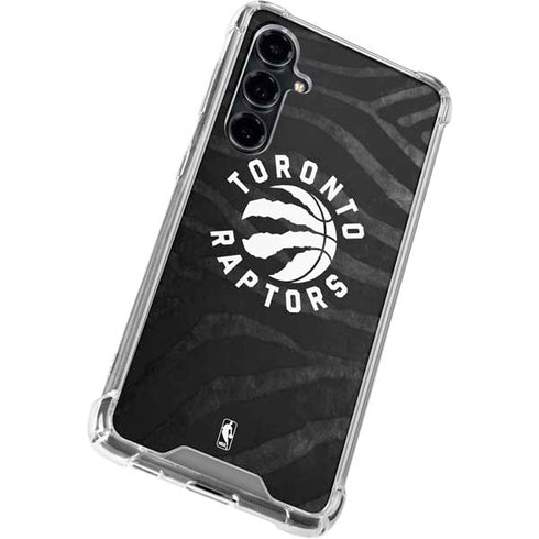NBA Toronto Raptors Animal Print Galaxy S23 FE Clear Case