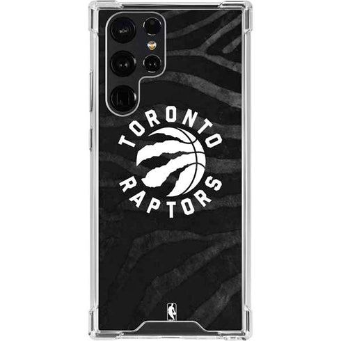 NBA Toronto Raptors Animal Print Galaxy S24 Ultra Clear Case