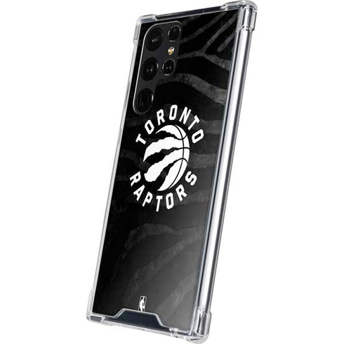 NBA Toronto Raptors Animal Print Galaxy S24 Ultra Clear Case