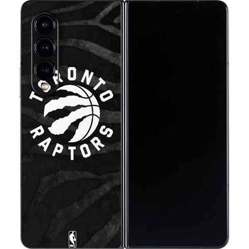 NBA Toronto Raptors Animal Print Galaxy Z Fold4 5G Skin