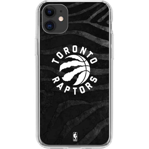 NBA Toronto Raptors Animal Print iPhone 11 Clear Case