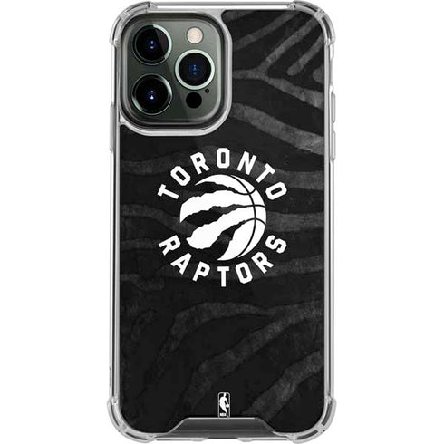 NBA Toronto Raptors Animal Print iPhone 13 Pro Max Clear Case