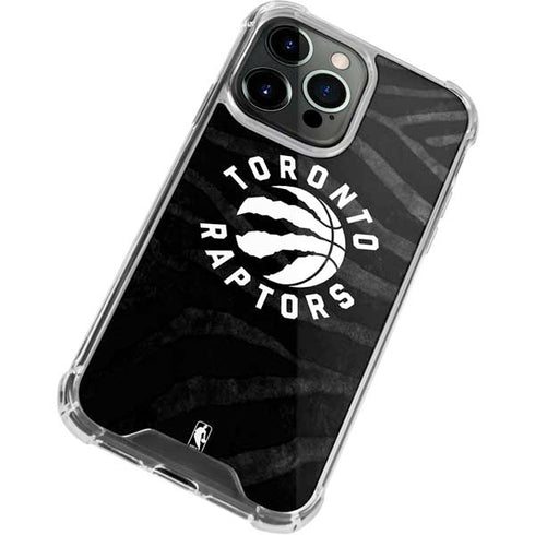 NBA Toronto Raptors Animal Print iPhone 15 Pro Clear Case