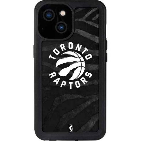 NBA Toronto Raptors Animal Print iPhone 15 Waterproof Case