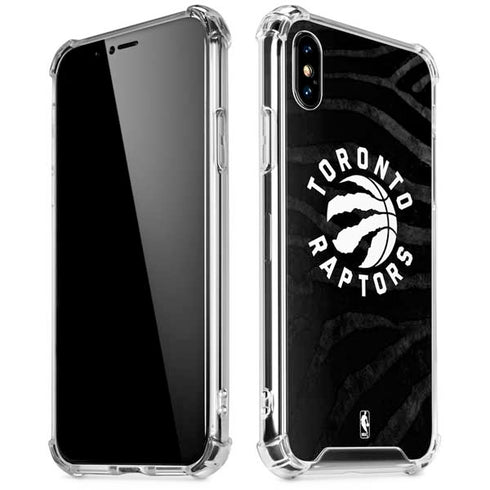 NBA Toronto Raptors Animal Print iPhone XS Max Clear Case