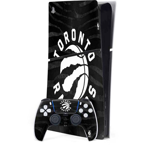 NBA Toronto Raptors Animal Print PS5 Slim Digital Edition Bundle Skin