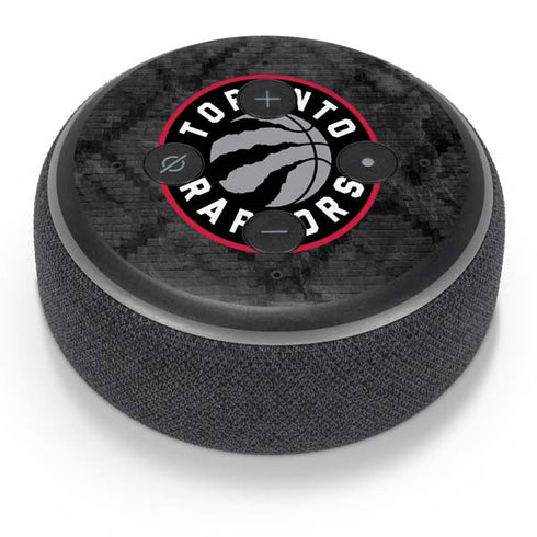 NBA Toronto Raptors Black Rust Amazon Echo Dot Skin