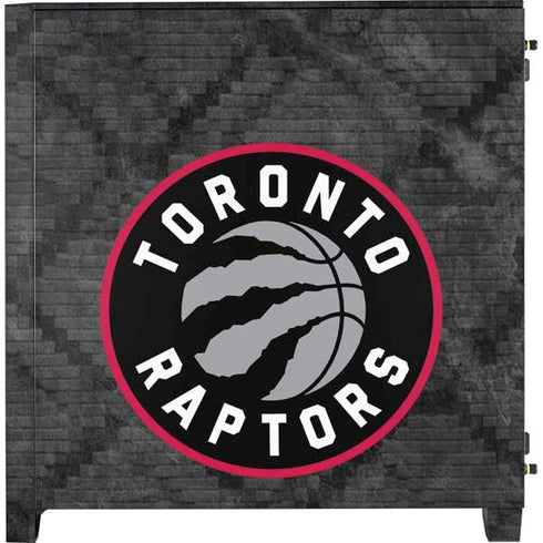 NBA Toronto Raptors Black Rust Corsair 4000D Tempered Glass Mid-Tower ATX Case Skin