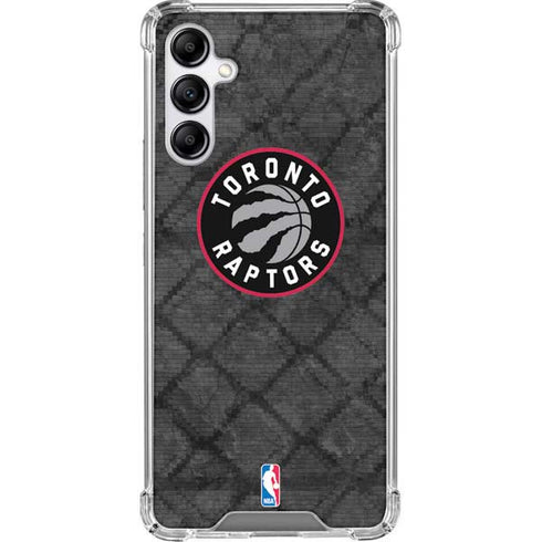 NBA Toronto Raptors Black Rust Galaxy A14 5G Clear Case