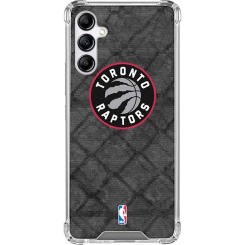NBA Toronto Raptors Black Rust Galaxy A15 5G Clear Case