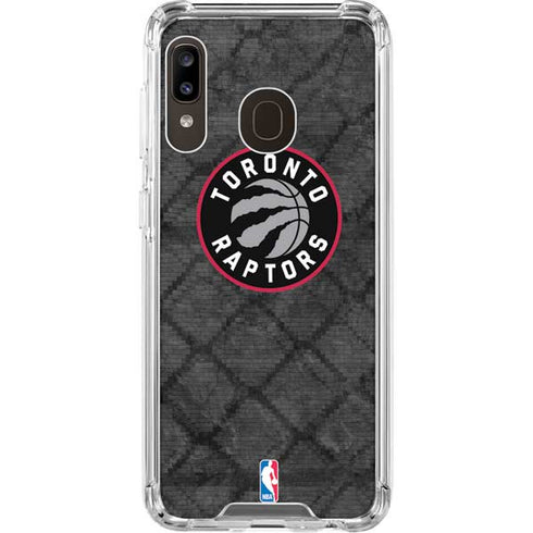 NBA Toronto Raptors Black Rust Galaxy A30 Clear Case