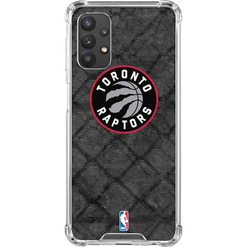 NBA Toronto Raptors Black Rust Galaxy A32 5G Clear Case