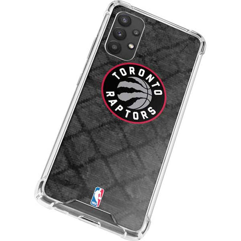 NBA Toronto Raptors Black Rust Galaxy A32 5G Clear Case