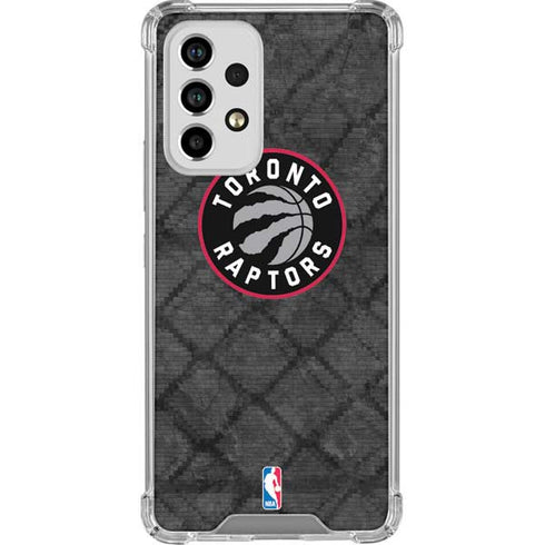 NBA Toronto Raptors Black Rust Galaxy A33 5G Clear Case