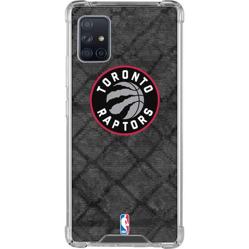 NBA Toronto Raptors Black Rust Galaxy A51 5G Clear Case