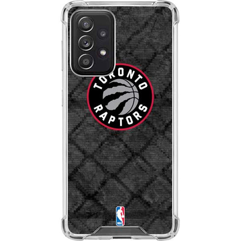 NBA Toronto Raptors Black Rust Galaxy A52 5G Clear Case