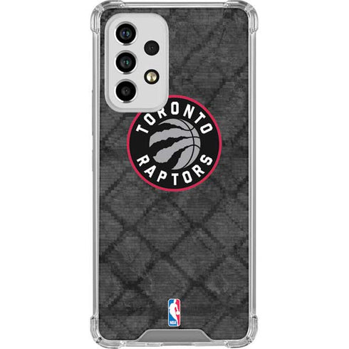 NBA Toronto Raptors Black Rust Galaxy A53 5G Clear Case
