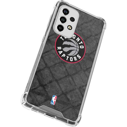 NBA Toronto Raptors Black Rust Galaxy A53 5G Clear Case