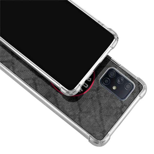 NBA Toronto Raptors Black Rust Galaxy A71 5G Clear Case