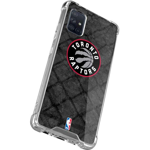 NBA Toronto Raptors Black Rust Galaxy A71 5G Clear Case