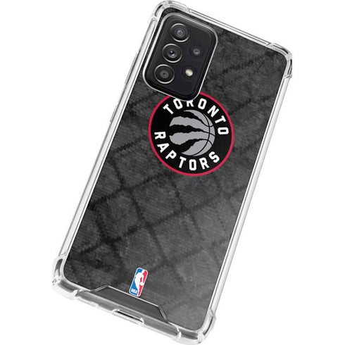 NBA Toronto Raptors Black Rust Galaxy A72 5G Clear Case