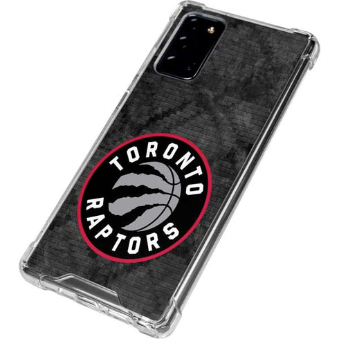 NBA Toronto Raptors Black Rust Galaxy Note20 5G Clear Case