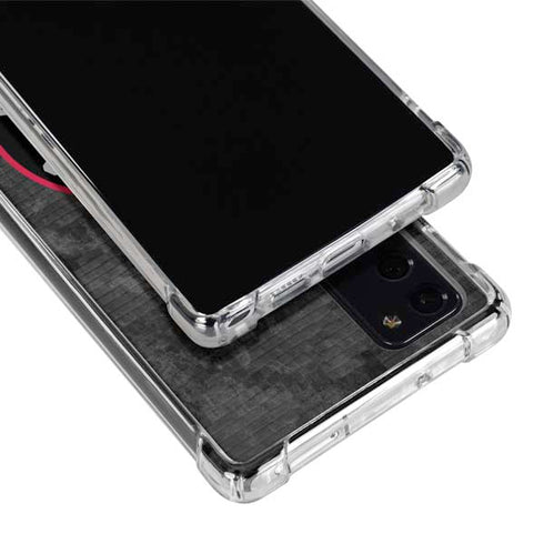 NBA Toronto Raptors Black Rust Galaxy Note20 5G Clear Case