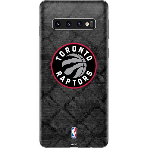 NBA Toronto Raptors Black Rust Galaxy S10 Skin