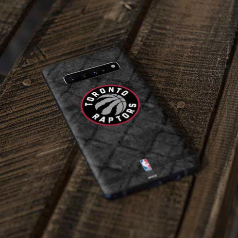 NBA Toronto Raptors Black Rust Galaxy S10 Skin