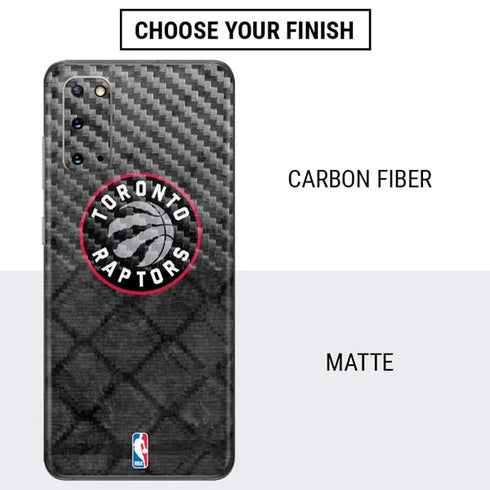 NBA Toronto Raptors Black Rust Galaxy S20 Skin