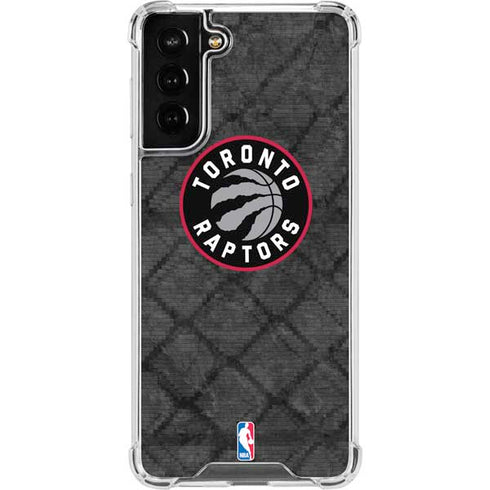 NBA Toronto Raptors Black Rust Galaxy S21 FE Clear Case