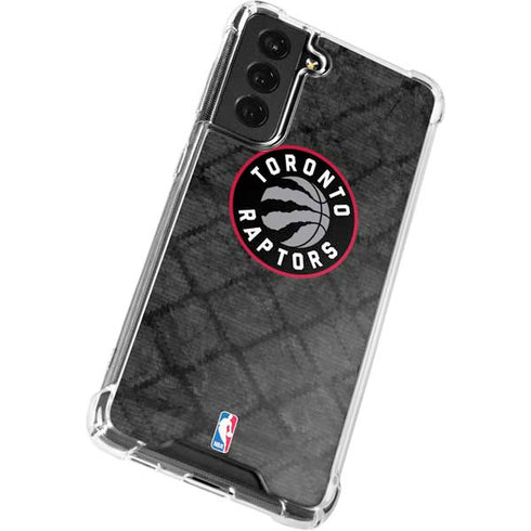 NBA Toronto Raptors Black Rust Galaxy S21 FE Clear Case