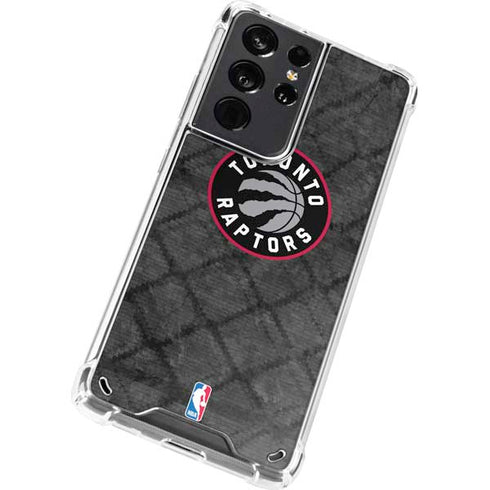 NBA Toronto Raptors Black Rust Galaxy S21 Ultra 5G Clear Case