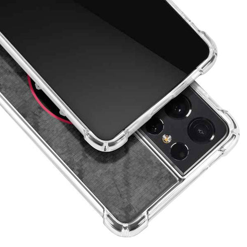 NBA Toronto Raptors Black Rust Galaxy S21 Ultra 5G Clear Case