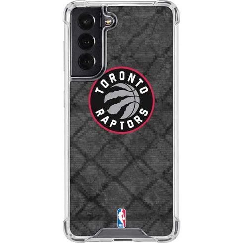 NBA Toronto Raptors Black Rust Galaxy S22 Clear Case