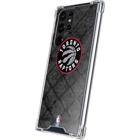 NBA Toronto Raptors Black Rust Galaxy S22 Ultra Clear Case