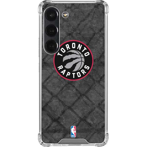 NBA Toronto Raptors Black Rust Galaxy S23 Clear Case