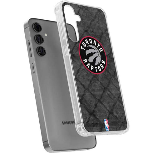 NBA Toronto Raptors Black Rust Galaxy S24 Plus Clear Case