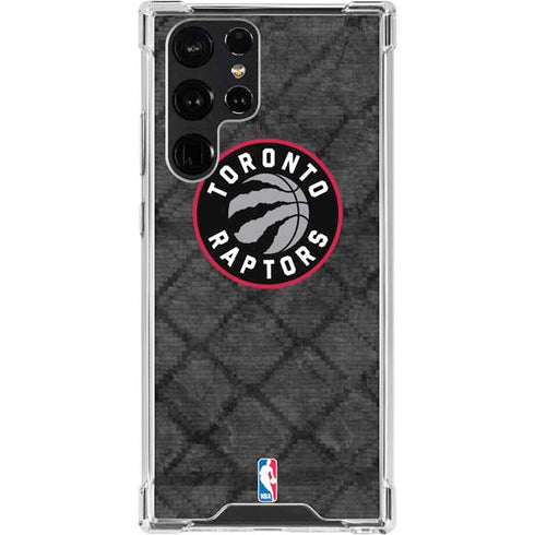 NBA Toronto Raptors Black Rust Galaxy S24 Ultra Clear Case