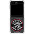 NBA Toronto Raptors Black Rust Galaxy Z Flip5 5G Clear Case