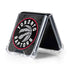 NBA Toronto Raptors Black Rust Galaxy Z Flip5 5G Clear Case