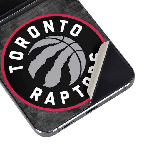 NBA Toronto Raptors Black Rust Galaxy Z Flip5 5G Skin