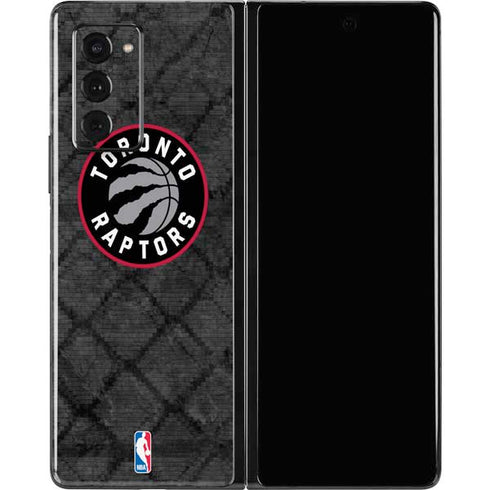 NBA Toronto Raptors Black Rust Galaxy Z Fold2 5G Skin