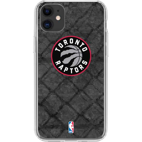 NBA Toronto Raptors Black Rust iPhone 11 Clear Case