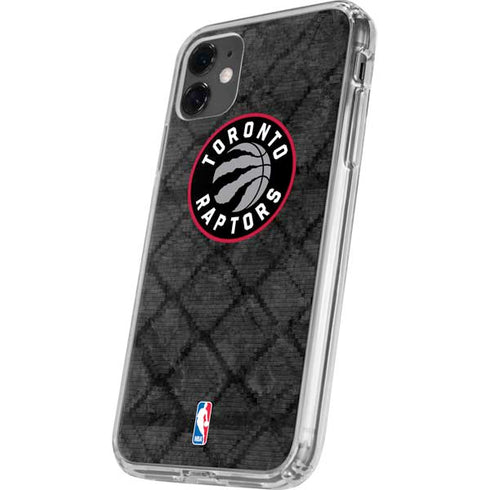 NBA Toronto Raptors Black Rust iPhone 11 Clear Case