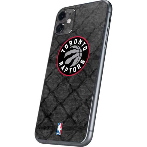 NBA Toronto Raptors Black Rust iPhone 11 Skin