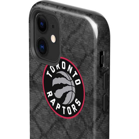 NBA Toronto Raptors Black Rust iPhone 12 Impact Case